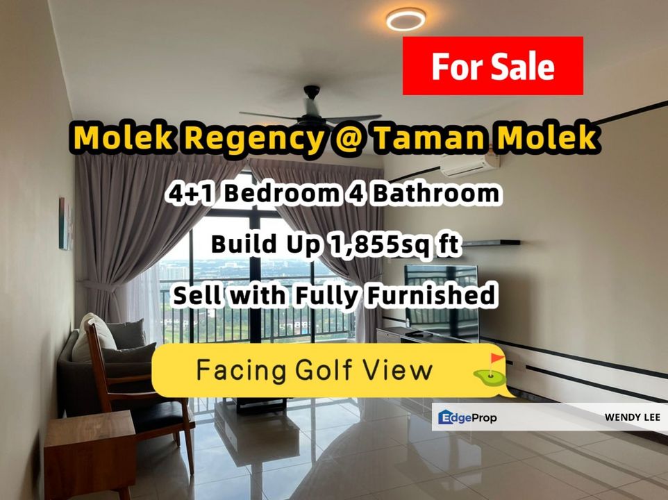 Molek Regency 4Bed Type 1,855sq ft Facing Golf View For Sale, Johor, Johor Bahru