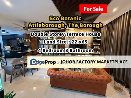 Eco Botanic Fully Renovation Double Storey Terrace House For Sale, Johor, 