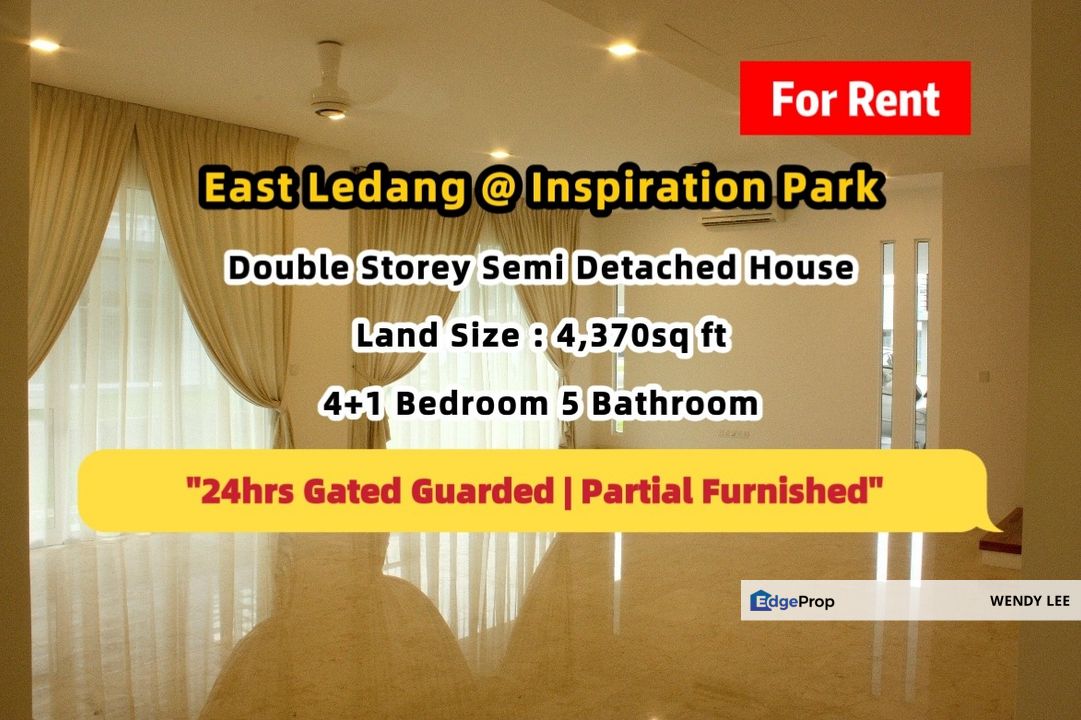 East Ledang Inspiration Park Double Storey Semi Detached House For Rent, Johor, East Ledang