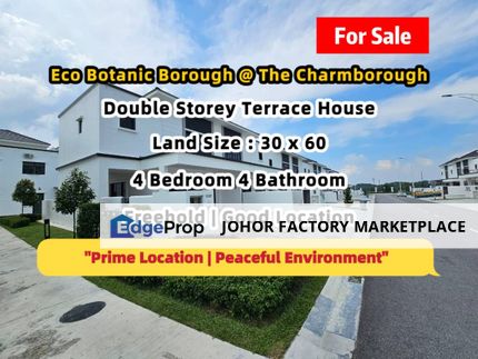 Eco Botanic Borough The Charmborough Double Storey Terrace House For Sale, Johor, 