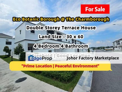 Eco Botanic Borough The Charmborough Double Storey Terrace House For Sale, Johor, 