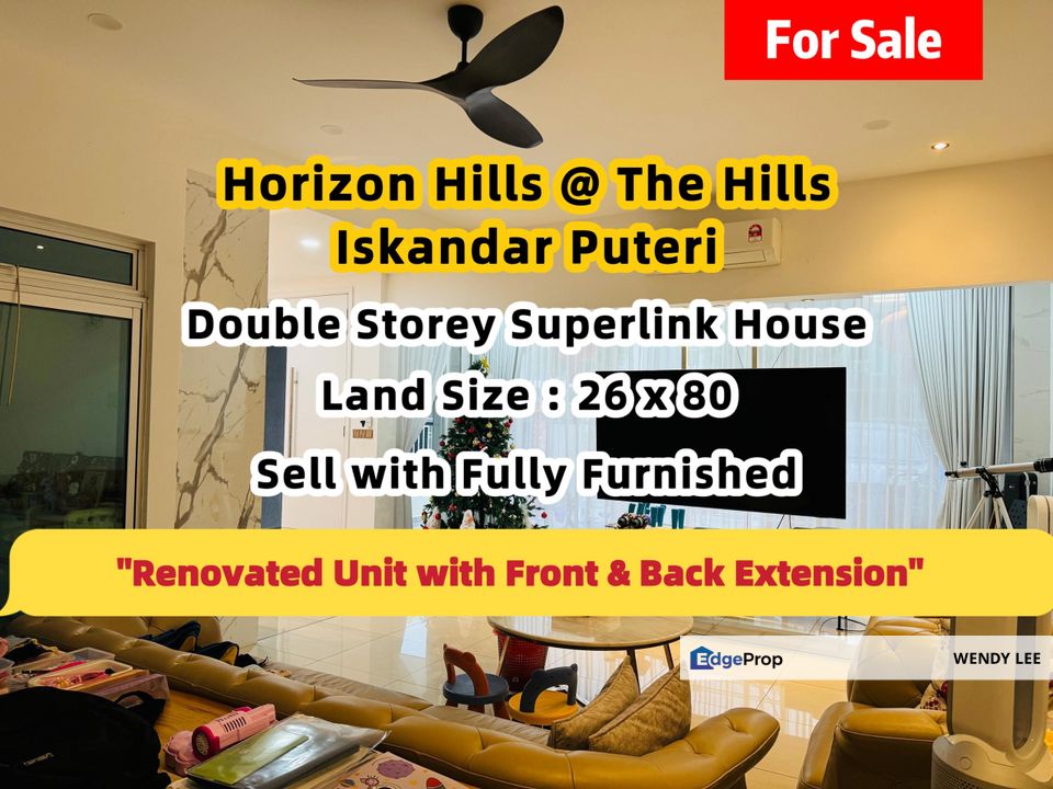 Horizon Hills The Hills Renovated Superlink House Fully Furnished For Sale, Johor, Nusajaya