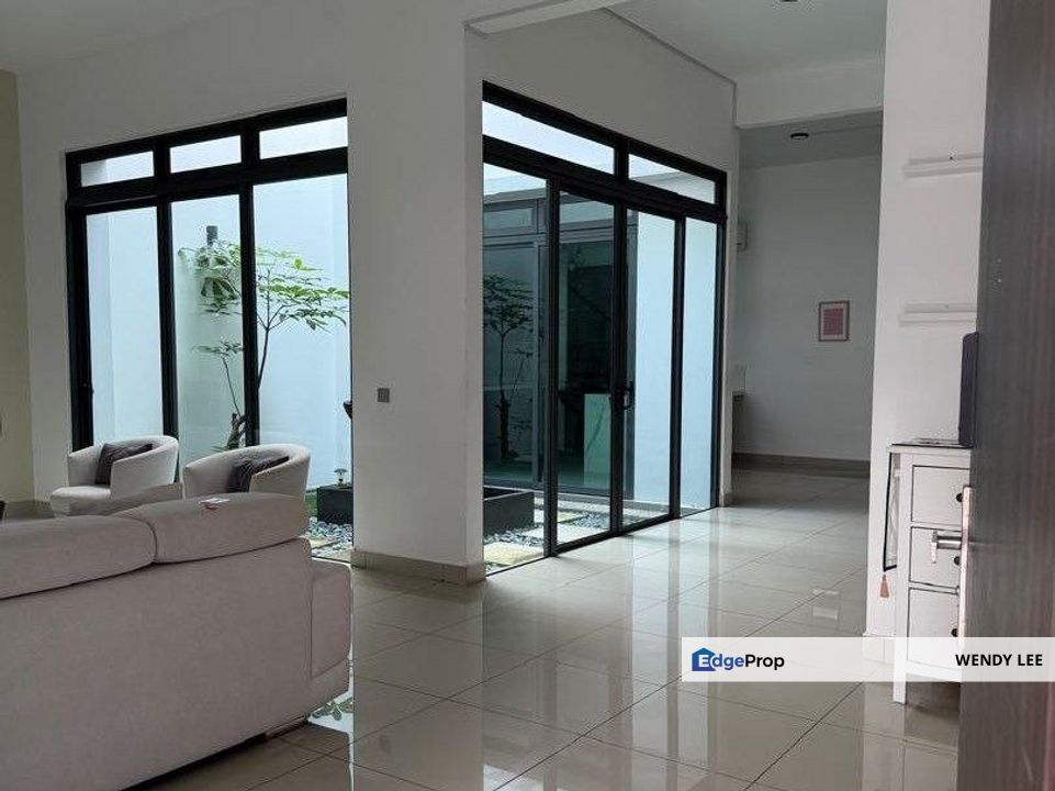 Estuari Garden | Puteri Harbour | Double Storey Superlink House | Renovated | Fully Furnished | Iskandar Puteri For Rent, Johor, Nusajaya