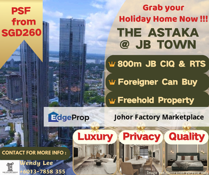 JB 5star Apartment good location ,Free legal fee, Johor, Johor Bahru