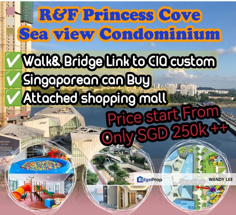 5⭐sea view ,Singaporean can buy, SGD250k , Johor, Nusajaya