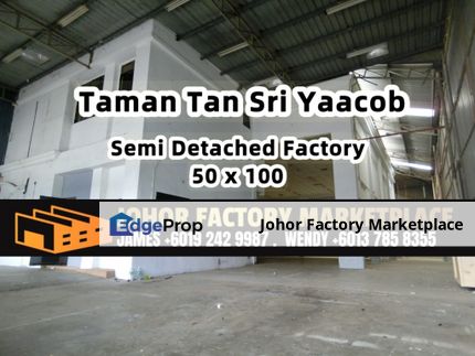 Tan Sri Yaacob Fully Extended Semi-D Factory , Johor, Skudai