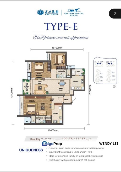 WALKING DISTANCE TO JB CIQ RTS NEAR SINGAPORE / R&F PRINCESS COVE / NEW APARTMENT / SEA VIEW APARTMENT, Johor, Nusajaya