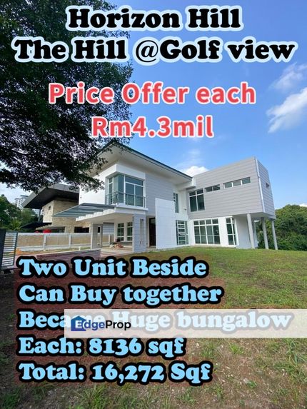 Horizon Hills, the Hill Bungalow Golf View Unblock, Johor, Nusajaya