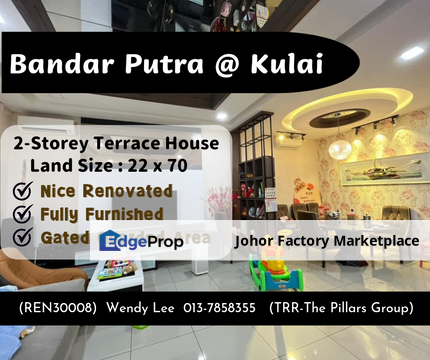 Kulai Bandar Putra Alpinia Nice Renovated Fully Furnished Unit For Sale, Johor, Kulai