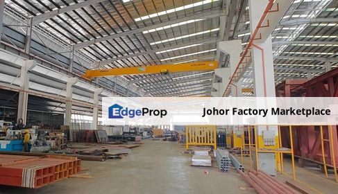 Senai Medium Industry Build Up 293k sf Land Area 9.187acres with Overhead Crane For Sale, Johor, Senai