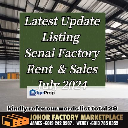 Senai industry list ,refer description , Johor, Senai