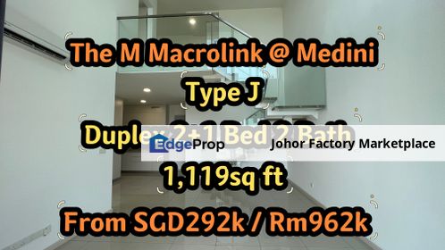 Medini Apartment/Condo/Eco Botanic/Legoland/The M Macrolink Service Residence/JB Iskandar Malaysia Medini/Easy Access Tuas Second Link/Ready Building, Johor, 