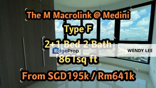 JB Iskandar Malaysia Medini/Easy Access Tuas Second Link/The M Macrolink Service Residence/Ready Building/Medini Apartment/Condo/Eco Botanic/Legoland, Johor, 