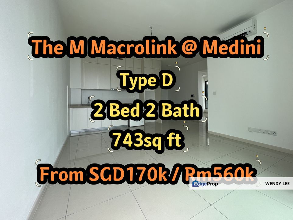 The M Macrolink Service Residence/JB Iskandar Malaysia Medini/Ready Building/Medini Apartment/Condo/Eco Botanic/Legoland/Easy Access Tuas Second Link, Johor, 