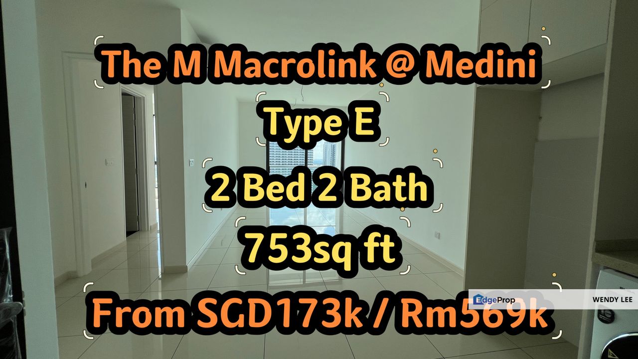 Easy Access Tuas Second Link/The M Macrolink Service Residence/JB Iskandar Malaysia Medini/Ready Building/Medini Apartment/Condo/Eco Botanic/Legoland, Johor, 