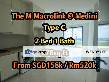 JB Iskandar Malaysia Medini Ready Building The M Macrolink Service Residence/Medini Apartment/Condo/Eco Botanic/Legoland/Easy Access Tuas Second Link, Johor, 