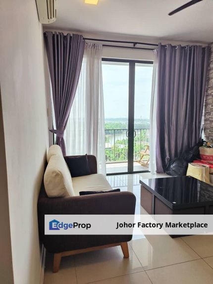 Easy Accessibility Location nearby Permas Jaya/Easy Access to East Coast Highway/Senibong Cove/The Wateredge Apartment/Fully Furnished For Rent, Johor, Masai