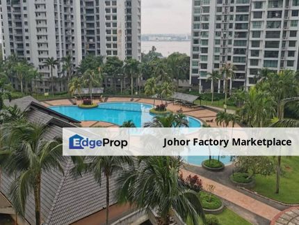 Permas Jaya Straits View Condo Fully Furnished For Rent/Easy Access to EDL Highway, Johor, Permas Jaya/Senibong