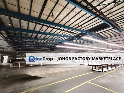 Kulai Build Up 168k sqft Detached Factory with 6.54 Acre Land For Rent/Industrial/With Loading Bay, Johor, Senai