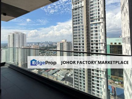 Setia Sky 88/JB Town/Service Apartment/Fully Furnished with Interior Design/Bigger Balcony/Brand New/Move In Condition, Johor, Johor Bahru