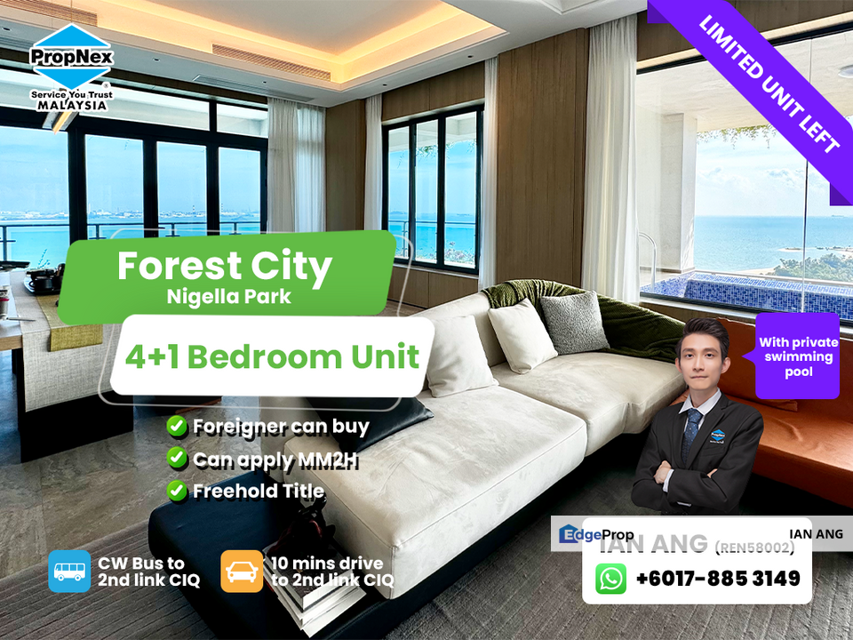 Forest City Nigella Park 4+1Bed with Private Swimming Pool for Sale