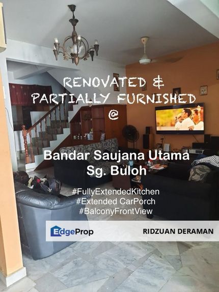 SU1 @ Bandar Saujana Utama Sungai Buloh RENOVATED & PARTIALLY FURNISHED , Selangor, Sungai Buloh