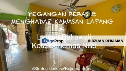 Laman Bakawali Kota Seriemas PEGANGAN BEBAS + MENGHADAP KAWASAN LAPANG, Negeri Sembilan, Nilai