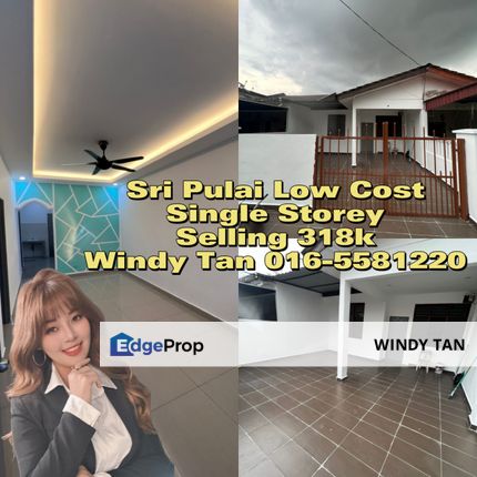 Sri Pulai Low Cost For Sale, Johor, Skudai