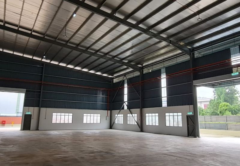 Kemunting, Bukit Beruntung 1 storey factory with Land for Rent, Rawang