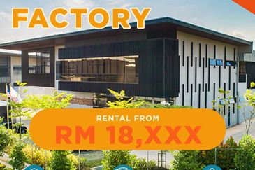 Puncak Alam Factory warehouse Eco Business Park V easy access with high ceiling