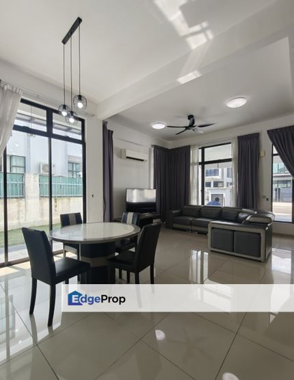 kota masai eco tropic jalan rambai the rainforest 2 storey cluster fully furnished for rent, Johor, Pasir Gudang