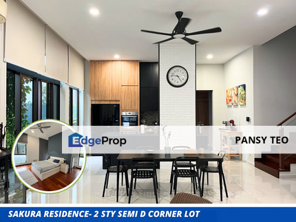 Sakura Residence Semi-D Corner Lot Fully Furnished For Sale, Johor, 