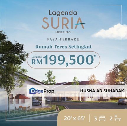 (FASILITI CLUBHOUSE) Single Storey Terrace @ Lagenda Suria Mersing, Johor, Mersing