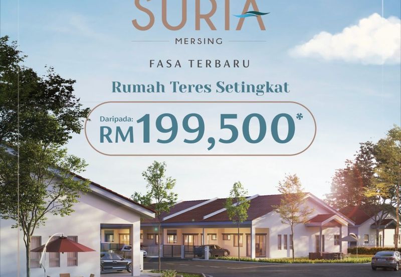 (FASILITI CLUBHOUSE) Single Storey Terrace @ Lagenda Suria Mersing