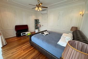 (PRIVATE ELEVATOR)(FULLY FURNISHED) Corner Lot 3.5 Storey Superlink Terrace With Private Elevator Duta Villa @ Setia Alam