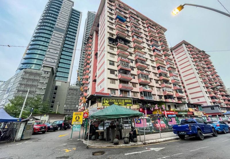 (NEAR LRT) FLAT PKNS Kampung Baru, Kuala Lumpur