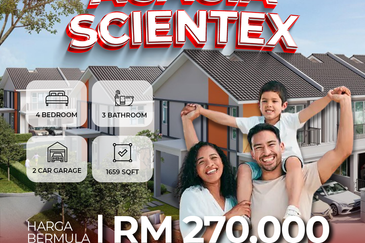(ZERO COST) 2 Storey Terrace @ ACACIA Scientex Jasin 