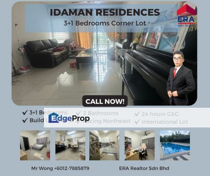 Idaman Residence 3 Bedrooms Unit , Johor, Nusajaya