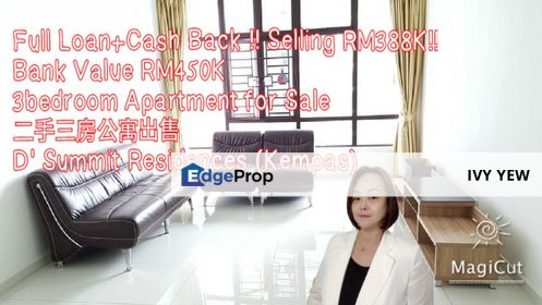 3bedroom Apartment 🎐D' Summit Residences (Kempas, Johor, Johor Bahru