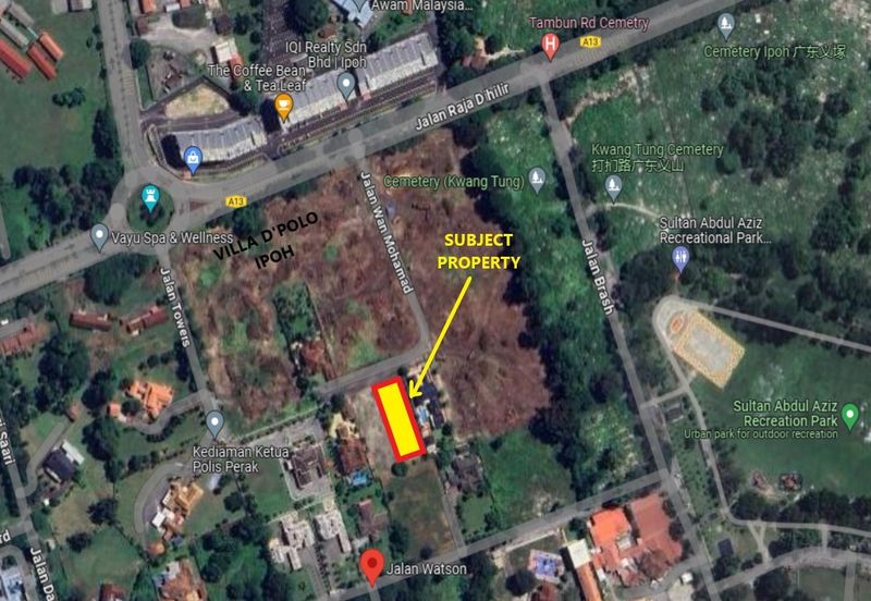 Vacant Residential Land For Sale Near Villa D'Polo Ipoh