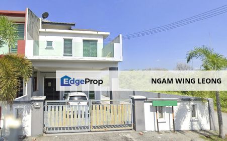 End Lot with extra land Double-storey terrace house For Sale at Taman Menglembu Bestari, Ipoh, Perak, Kinta