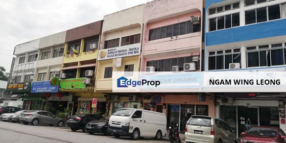 Three-storey shopoffice For Sale at Ipoh Town Centre, Perak, Ipoh