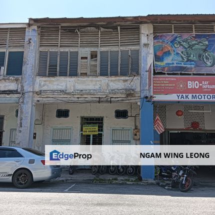 For Sale Freehold Prewar Double-storey Shophouse in Menglembu Town, Perak, Perak, Menglembu