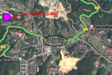 JALAN BESAR TANAH RATA - BRINCHANG