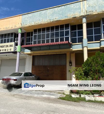 For Rent One and A Half Storey Terraced Factory in Taman Ipoh Timur, Ipoh, Perak, Ipoh