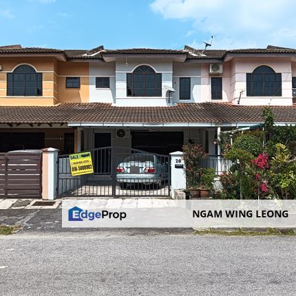 For Sale Double-Storey Terraced House in Taman Perpaduan Ria, Bercham, Ipoh, Perak, Ipoh