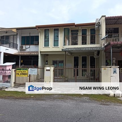 For Rent Facing Main Road Double-Storey Terraced House @ Taman Ipoh. Ipoh., Perak, Ipoh