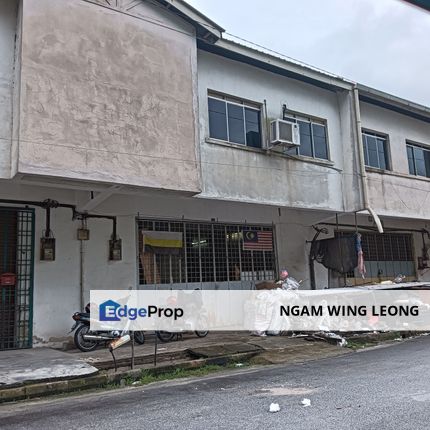 For Sale One and A Half-Storey Terraced Factory @ Kawasan Perindustrian Pinggir Bercham, Ipoh, Perak, Ipoh