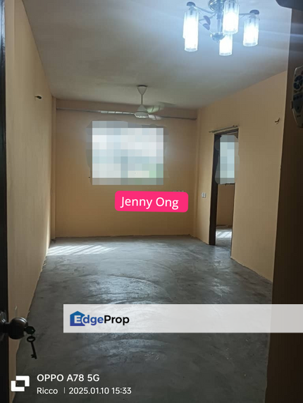 Ground Floor Flat At Taman Bukit Juru, Bukit Mertajam For Sale, Penang, Juru