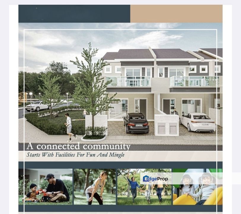 🏡 New Project 𝗡𝗶𝗯𝗼𝗻𝗴 𝗧𝗲𝗯𝗮𝗹 双层排屋 2 Sty House For Sale , Penang, Nibong Tebal